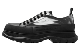 Alexander McQueen: Чёрные кроссовки  Tread Slick