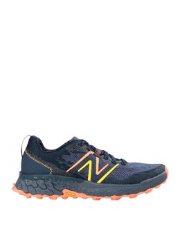 New Balance: Синие кроссовки 