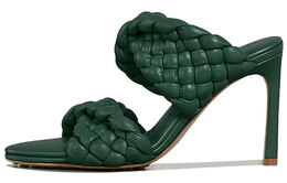 Bottega Veneta: Тёмные туфли 