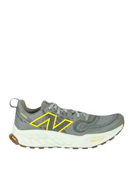 New Balance: Зелёные кроссовки 