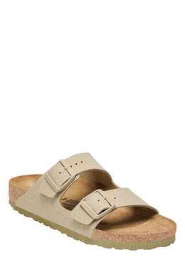 Birkenstock: Сандалии  Arizona Birko Flor цвета хаки