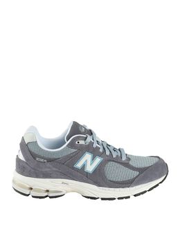 New Balance: Серые кеды 