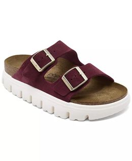 Birkenstock: Фиолетовые сандалии  Arizona Birko Flor