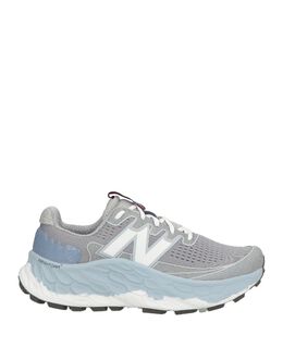 New Balance: Серые кроссовки 