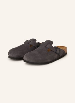 Birkenstock: Серые сабо 