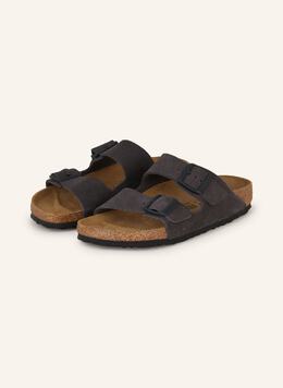 Birkenstock: Серые сабо 