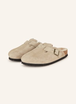 Birkenstock: Коричневые сабо  Boston