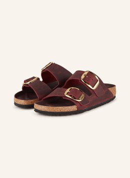 Birkenstock: Красные сабо  Arizona