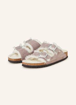 Birkenstock: Фиолетовые сабо  Arizona