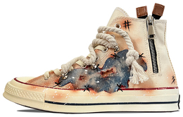 Converse: Бежевые кроссовки  Chuck Taylor All Star