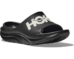 HOKA: Чёрные сандалии 