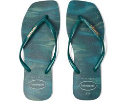 Havaianas: Зелёные сандалии 