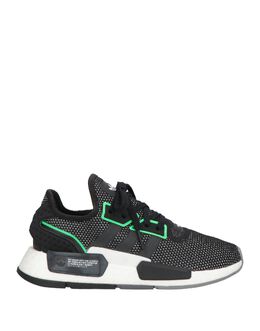 Adidas: Чёрные кроссовки 
