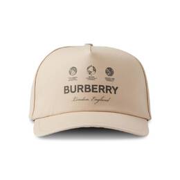 Burberry: Кепка  Globe с принтом