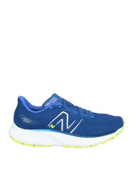 New Balance: Синие кроссовки 