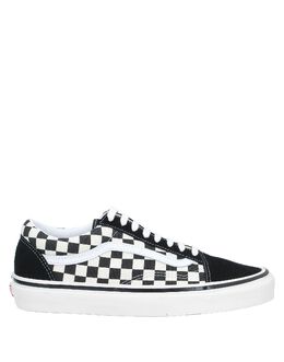 Vans: Чёрные кроссовки 