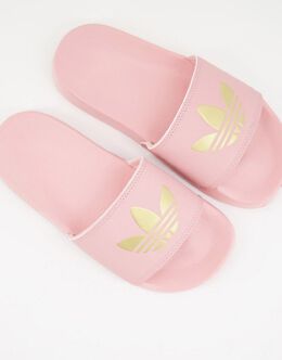 Adidas: Розовые шлёпанцы  Adilette Lite