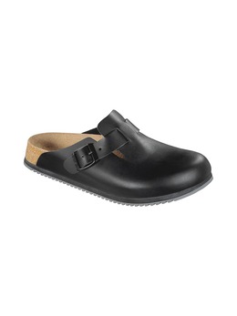 Birkenstock: Чёрные сабо 