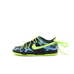Nike: Зелёные кроссовки  Dunk
