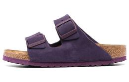 Birkenstock: Фиолетовые шлёпанцы  Arizona