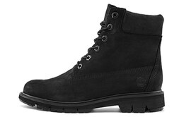 Timberland: Чёрные ботинки 