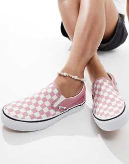 Vans: Розовые мокасины  Classic