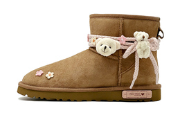 UGG: Розовые ботинки  Classic Mini