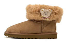 UGG: Бежевые ботинки  Classic Mini