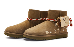 UGG: Ботинки  Classic Mini цвета хаки