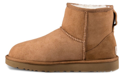 UGG: Бежевые ботинки  Classic Mini