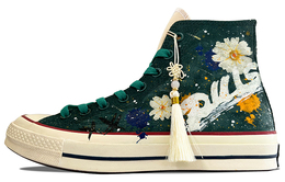 Converse: Зелёные кроссовки  Chuck Taylor All Star