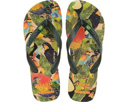 Havaianas: Зелёные сандалии 