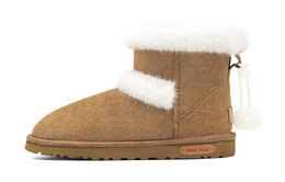 UGG: Бежевые ботинки  Classic Mini