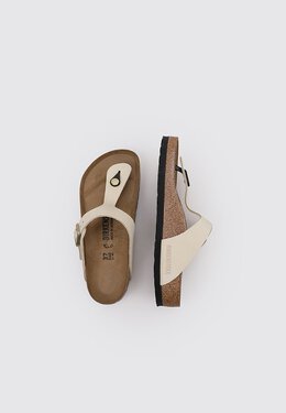 Birkenstock: Бежевые шлёпанцы 