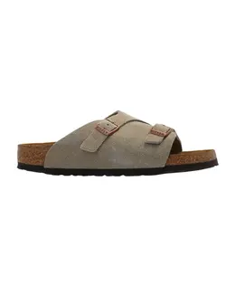 Birkenstock: Бежевые босоножки 