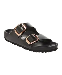 Birkenstock: Чёрные сандалии 