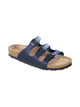 Birkenstock: Синие сабо 