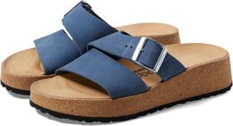 Birkenstock: Голубые сандалии 