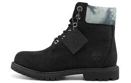 Timberland: Чёрные ботинки 