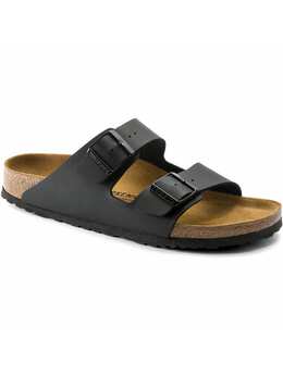 Birkenstock: Чёрные туфли  Arizona Birko Flor