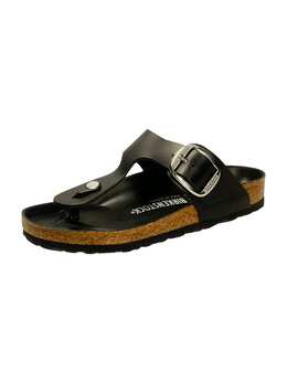 Birkenstock: Чёрные шлёпанцы 