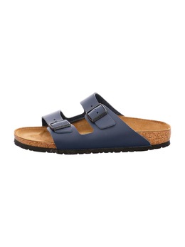 Birkenstock: Синие сабо 