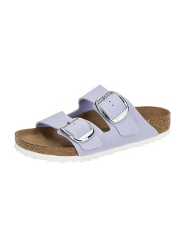 Birkenstock: Фиолетовые сабо 