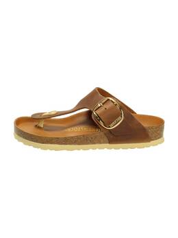 Birkenstock: Коричневые шлёпанцы 