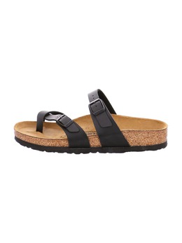 Birkenstock: Чёрные шлёпанцы 