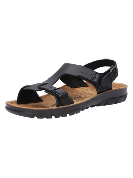 Birkenstock: Чёрные сандалии 