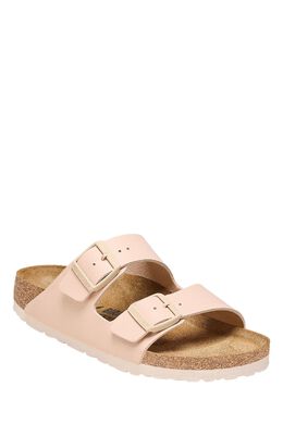 Birkenstock: Серые сандалии  Arizona Birko Flor