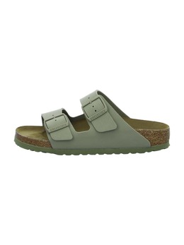 Birkenstock: Зелёные сандалии 