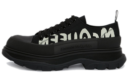 Alexander McQueen: Чёрные кроссовки  Tread Slick