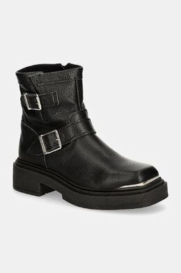 Steve Madden: Чёрные ботинки 